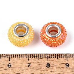 Европейские бусины из смоляных страз с большим отверстием&nbsp;OPDL-T003-01A