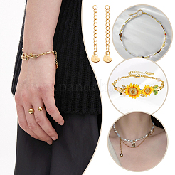 15 шт. удлинитель цепи из нержавеющей стали 304&nbsp;STAS-UN0061-44