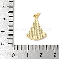 Подвески из латуни с натуральными белыми ракушками&nbsp;KK-S522-05A-G