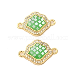 Покрытие стойки латунь микро паве прозрачный кубический цирконий алмазные звенья&nbsp;KK-K385-108G