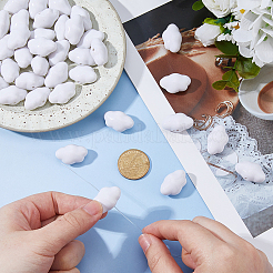 50 шт. Непрозрачные акриловые бусины&nbsp;OACR-DC0001-44