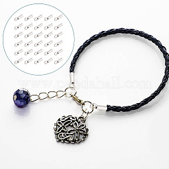 30 шт. 925 наконечника для шнура из стерлингового серебра&nbsp;FIND-GO0002-61