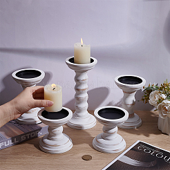 5 шт. деревянный подсвечник&nbsp;DIY-WA0001-10