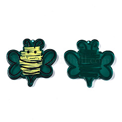 Полупрозрачные акриловые подвески&nbsp;TACR-T021-40E