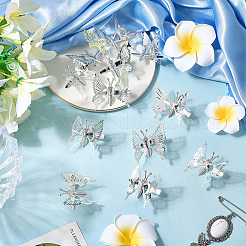 12 шт. заколки для волос из сплава кожи аллигатора для женщин&nbsp;OHAR-SP0001-06S