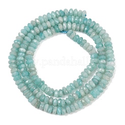 Природных амазонит бисер нитей&nbsp;G-B175-A08-2x4mm