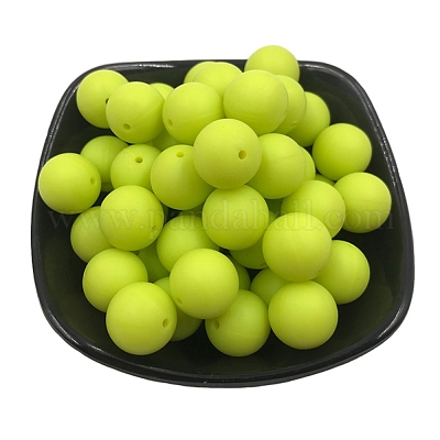 Силиконовые бусины&nbsp;SIL-WH0003-01A-08-1