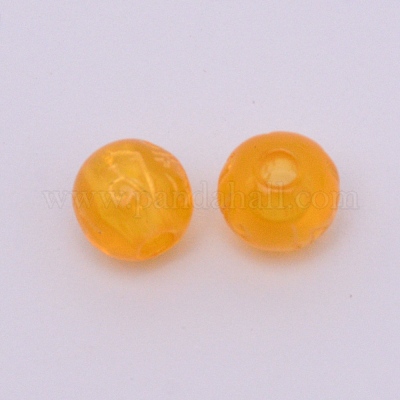 Бусины из cмолы&nbsp;RESI-WH0010-02B-1