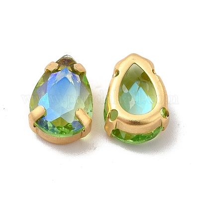 Эффект лунного света слеза пришить на горный хрусталь GLAA-P055-03B-G03-1