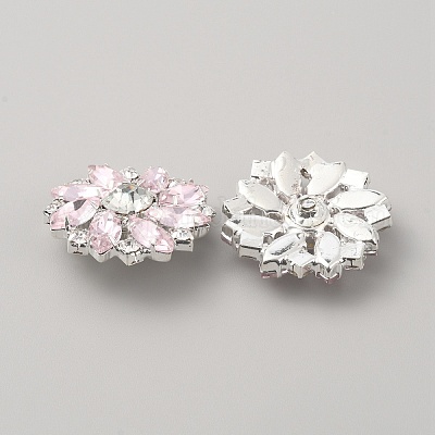 Кнопки из латуни с 1 отверстием BUTT-WH0028-51F-1