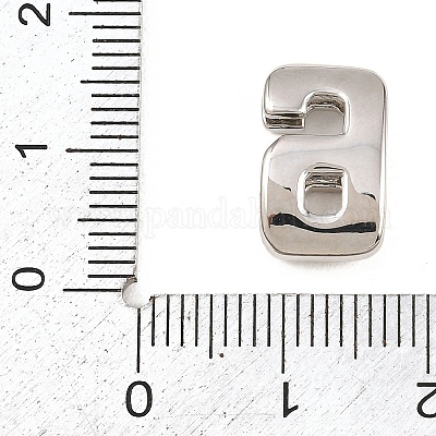 Латунные бусины номер 6&nbsp;KK-B167-B167-26P-06-1