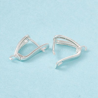 Латунные серьги-кольца с застежкой сзади KK-A172-21S-1