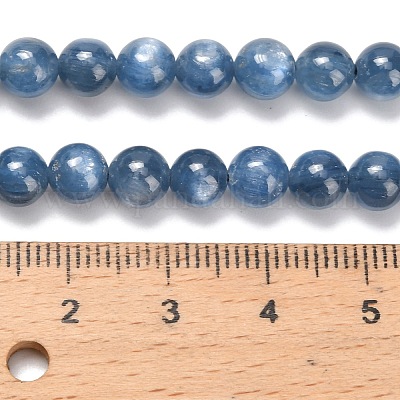Натуральный кианитовые бисер пряди&nbsp;G-C259-B01-6mm-02-1
