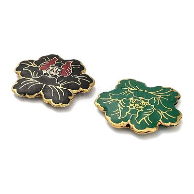 Бусины ручной работы перегородчатой CLB-Z001-07G-1