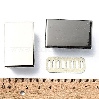 (распродажа с дефектом: поцарапаны) декоративные застежки для сумок из цинкового сплава&nbsp;PURS-XCP0001-06-1