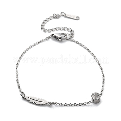 201 браслет-цепочка из нержавеющей стали&nbsp;LS-BJEW-H205-01E-P-1