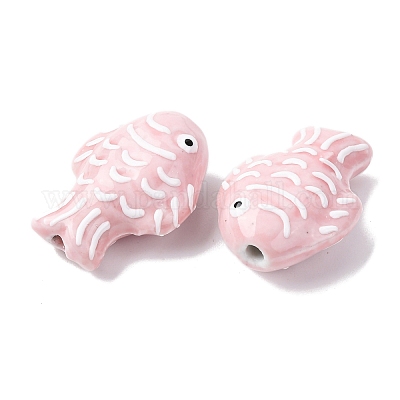 Фарфоровые бусины ручной работы&nbsp;PORC-K010-08I-1