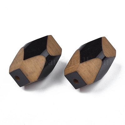 Двухцветные акриловые бусины&nbsp;SACR-S274-05-1