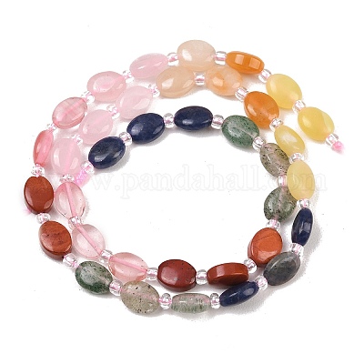 Нити из бусин: вишневый кварц&nbsp;G-Z135-A10-1