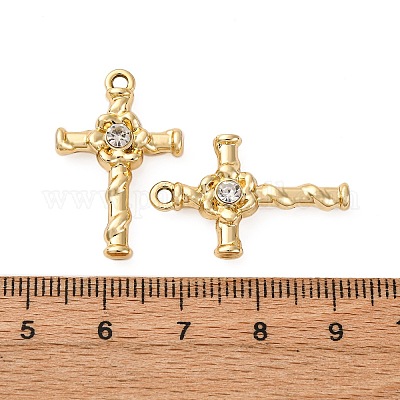 Подвески из сплава и страза&nbsp;LS-PALLOY-S052-06G-1