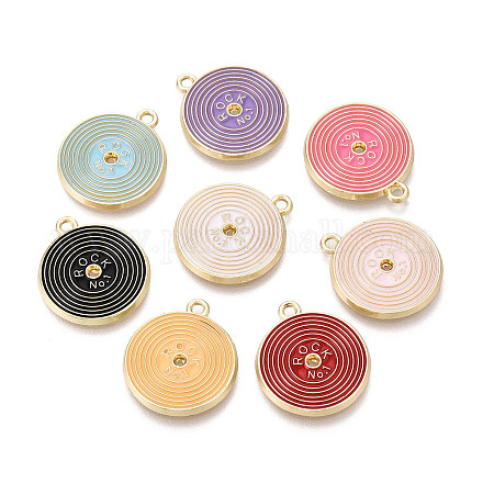 Подвески из эмали и сплава ENAM-T024-31M-G-1