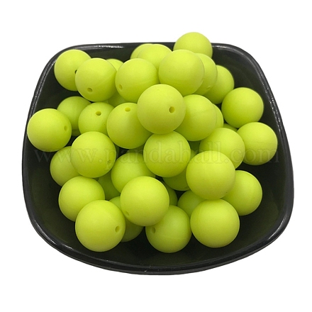 Силиконовые бусины SIL-WH0003-01A-08-1