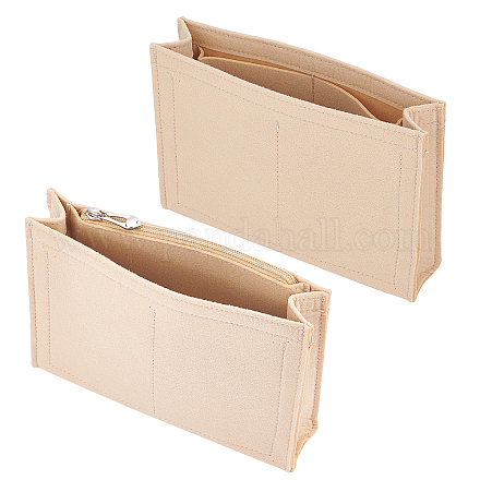 2 шт. 2-х стильный вставной органайзер для кошелька из шерстяного фетра&nbsp;FIND-WR0004-90-1