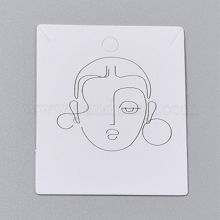 Картонных карт дисплей ювелирных изделий CDIS-H002-01B-02-1