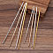 Iron Hair Stick Findings, Mixed Color, 125x3mm