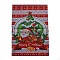 Garden Flag for Christmas, Double Sided Polyester House Flags, for Home Garden Yard Office Decorations, Santa Claus/Father Christmas, Colorful, 460x320x0.4mm, Hole: 18mm