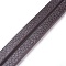 Microfiber PU Leather Cords, Flat, Coconut Brown, 7.5x3mm, about 1.09 yards(1m)/strand