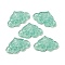 Acrylic Cabochons, Imitation Gemstone, Cloud, Turquoise, 16x26x5mm