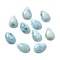 Natural Larimar Cabochons, Teardrop, 9x7mm