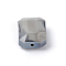 Opaque Solid Color Glass Beads, Imitation Jade, Octagon Rectangle, Gray, 18x13x6.5mm, Hole: 1.2mm