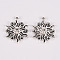 Tibetan Style Alloy Pendants Rhinestone Settings, Lead Free & Cadmium Free, Sun, Antique Silver, Fit For 1.5mm rhinestone, 23.5x18.5x3mm, Hole: 1.5mm