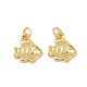 Латунные подвески&nbsp;KK-Z132-03G-04-1