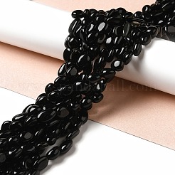 Природные обсидиана бисер нитей&nbsp;LS-G-I351-B08