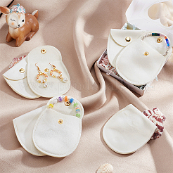 Бархатные мешочки с клапаном для украшений&nbsp;TP-WH0007-13G-02