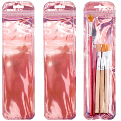 Прямоугольные полипропиленовые пластиковые пакеты с застежкой-молнией&nbsp;AJEW-WH20054-084F