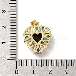 Реечное покрытие латунь с подвесками из кубического циркония&nbsp;KK-Z086-15G-01