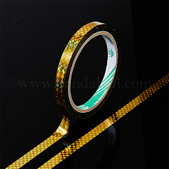 Лазерный блестящий бопп пластиковый альбом для вырезок декоративные клейкие ленты&nbsp;AJEW-WH0515-20B