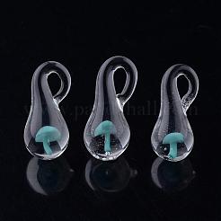 Подвески ручной работы стеклянные бусины&nbsp;LAMP-Q028-12B