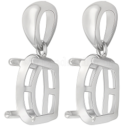 2 шт. подвеска-корзинка из стерлингового серебра&nbsp;STER-BBC0008-81