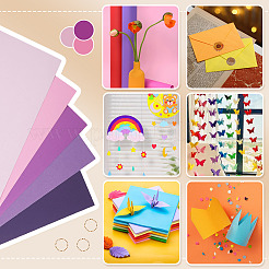 30 шт. прямоугольной крафт-бумаги 5 цветов&nbsp;DIY-TAC0025-28