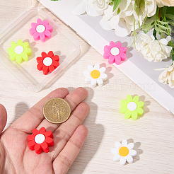 8шт 4-цветный силиконовый демпфер для теннисной ракетки&nbsp;AJEW-CN0005-02