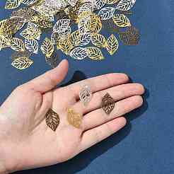 100 шт. железные филигранные подвески-соединители IFIN-FS0001-61