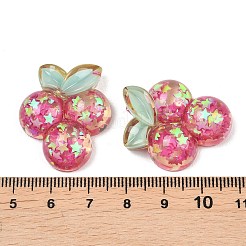 Прозрачные кабошоны из эпоксидной смолы с фруктовой тематикой&nbsp;RESI-XCP0002-64B