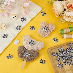 50 шт. пришивные нашивки со стразами для глаз&nbsp;DIY-FG0007-30