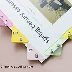 Пластиковые зажимы треугольной формы&nbsp;AJEW-F054-02G