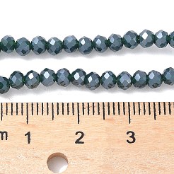 Гальванизируйте прозрачное стекло бисер нитей&nbsp;GLAA-XCP0001-60-4mm